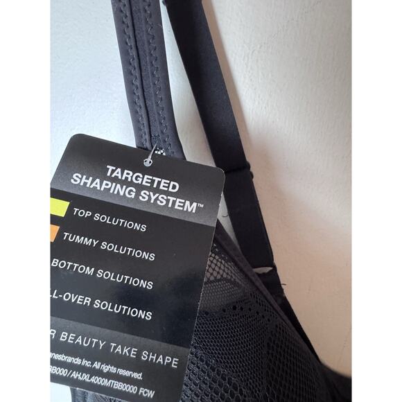 Bali womens Ultra Light Body Briefer Size 34C Shapewear Black NWT $62 - Picture 3 of 12